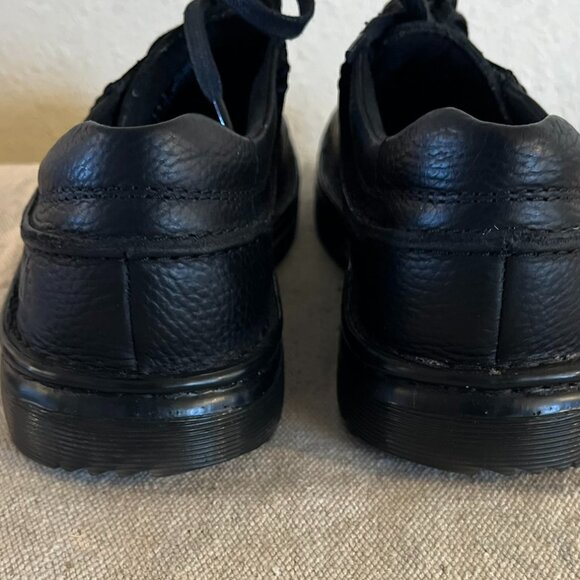 Dr. Martens Unisex Industrial Hampshire Black Service Leather Shoes Sz 9M-W10 - Picture 4 of 13